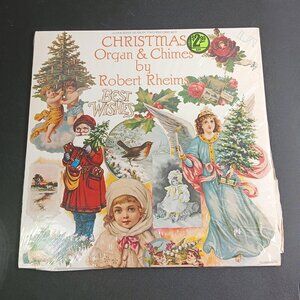 Christmas Organ & Chimes By Robert Rheims Vinyl Record 2-LP Set Holiday Music
